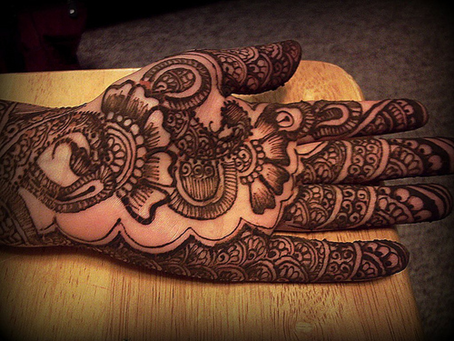 Peacock Motifs Henna Design