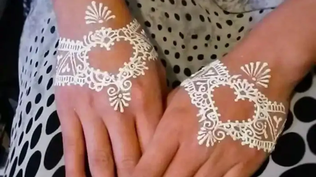 Love white henna designs